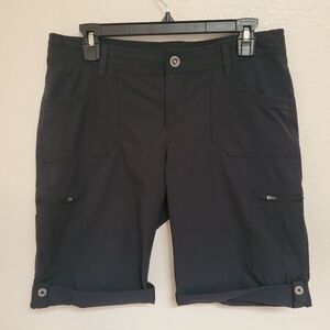 Kuhl Black Utility Cargo Shorts